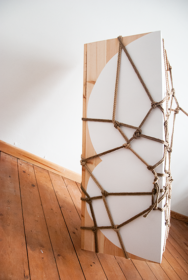 The picture is showing the artwork notitle - Of Undulated Love by artist Sandra Miriam Ehlen